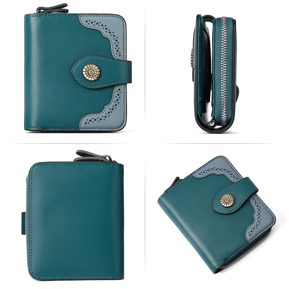 Lnna RFID Blocking Wallet for Women - Stylish Coin Purse & Card Holder | Secure Contactless Protection for Travel, Shopping & Everyday Use