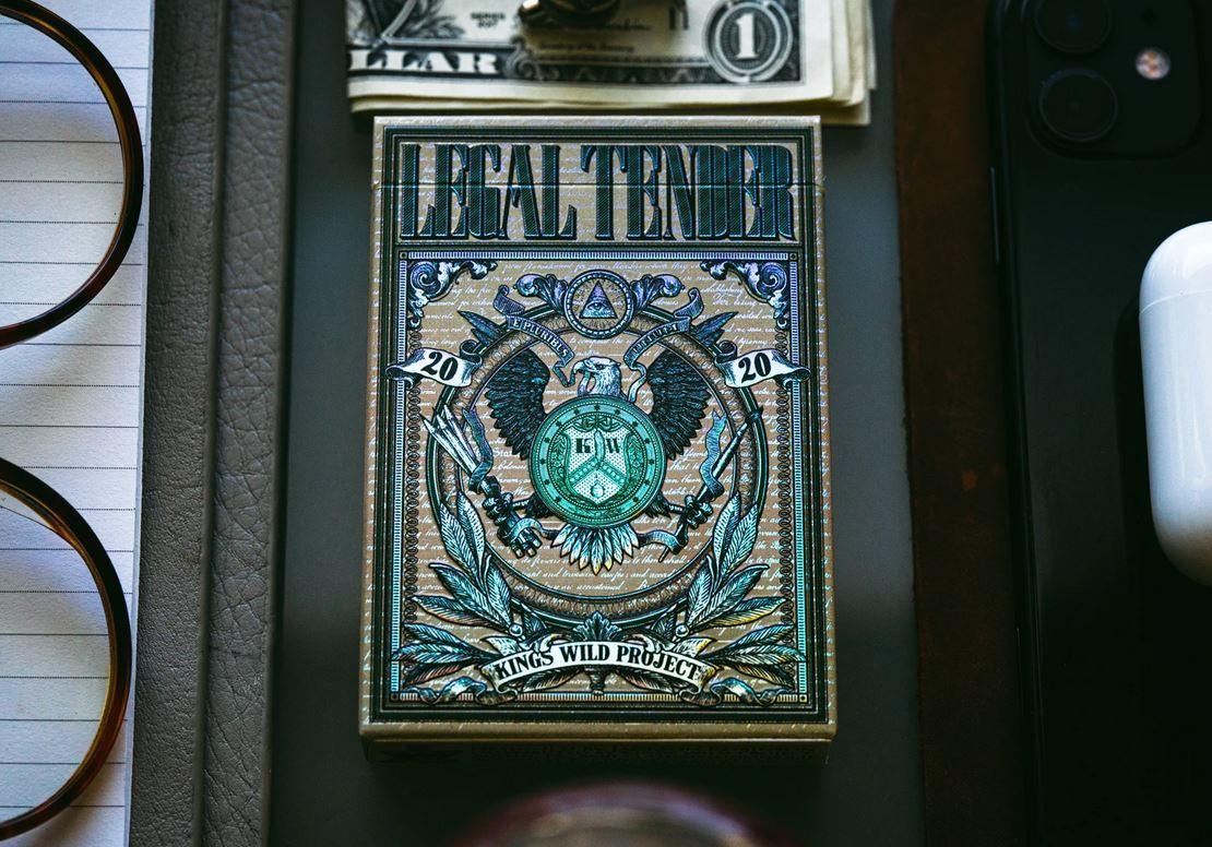 Holographic Legal Tender Version II Playing Cards - Premium Collectible Deck by Kings Wild Projects | Perfect for Magic Tricks, Cardistry & Poker Games
