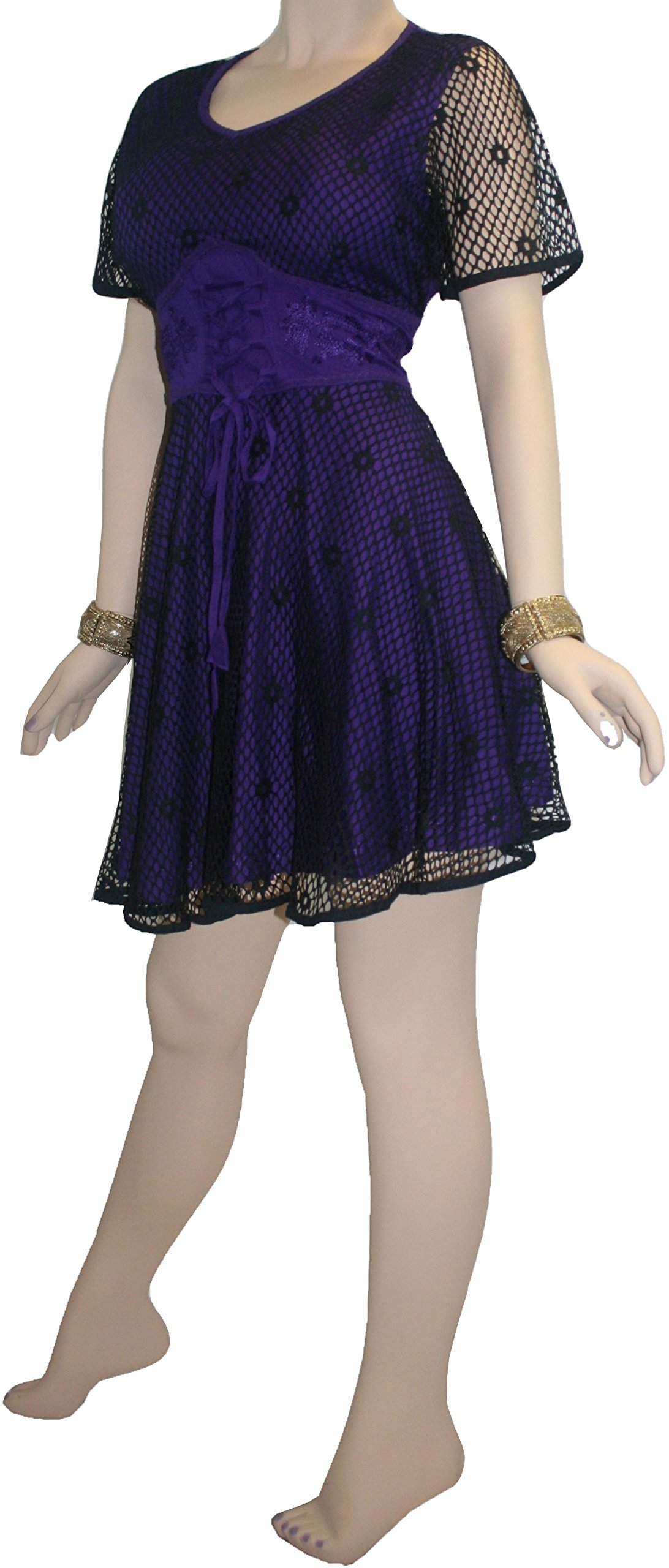 Agan Traders Women's 2025 Spring Summer Mini Dress - V Neck Short Flowy Cocktail Party Dress with Net Overlay | Perfect for Weddings, Date Nights & Summer Vacations