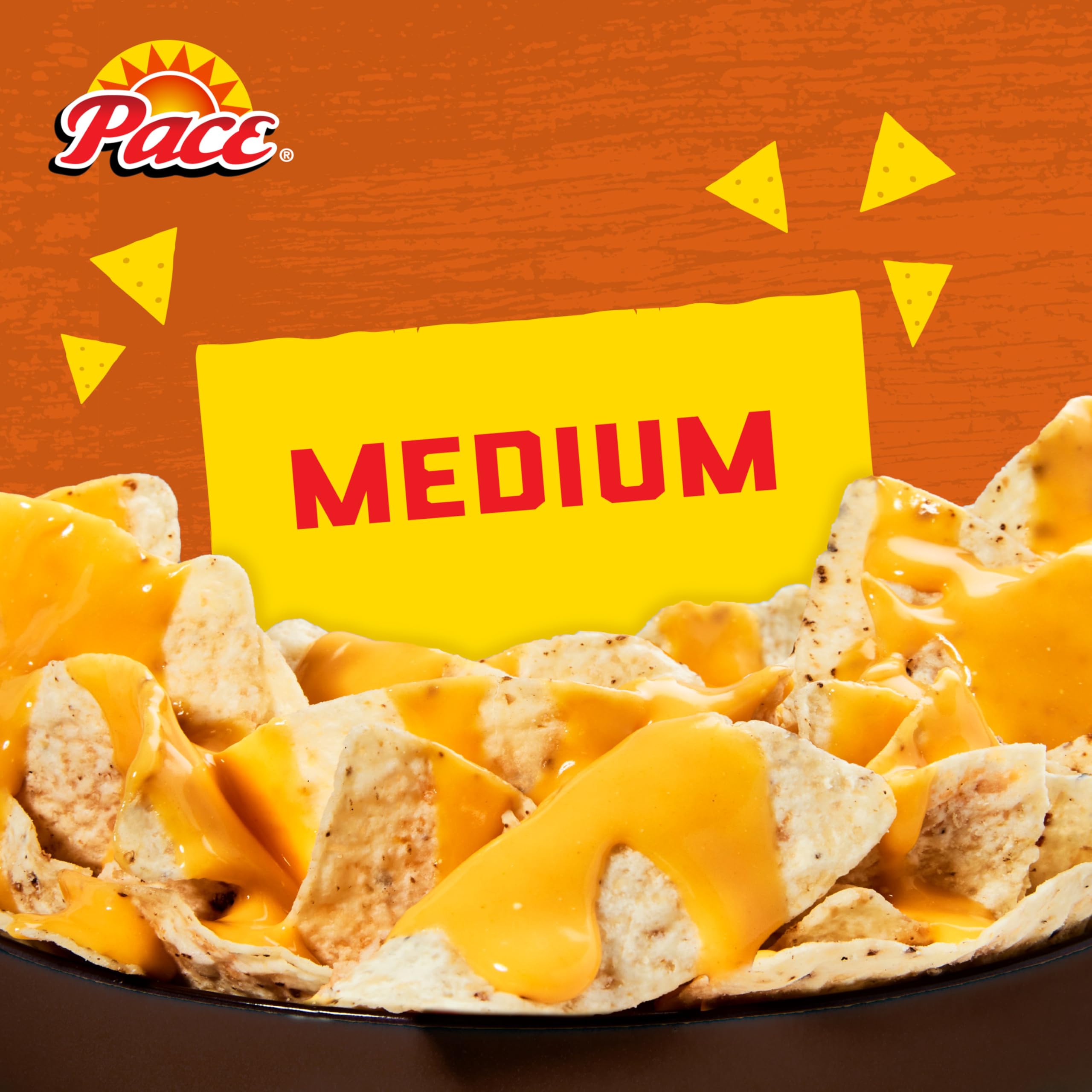 Pace Medium Nacho Cheese Sauce - 10.5 oz Can (Pack of 1) | Gluten-Free, Rich & Creamy Cheese Dip for Nachos, Tacos, Hot Dogs & Party Snacks | Perfect for Game Day, Movie Night & Family Gatherings