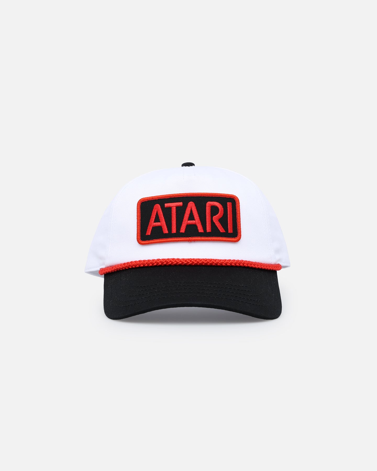 American Needle Roscoe Strapback Hat - White & Black Adjustable Snapback Cap for Men & Women - Perfect for Casual Wear, Sports & Outdoor Activities