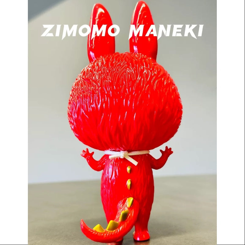 Labubu The Monsters Zimomo Maneki Red Tokyo Wonder Festival 2020 Limited Edition Collectible Figure - Perfect for Anime Fans, Toy Collectors and Home Display