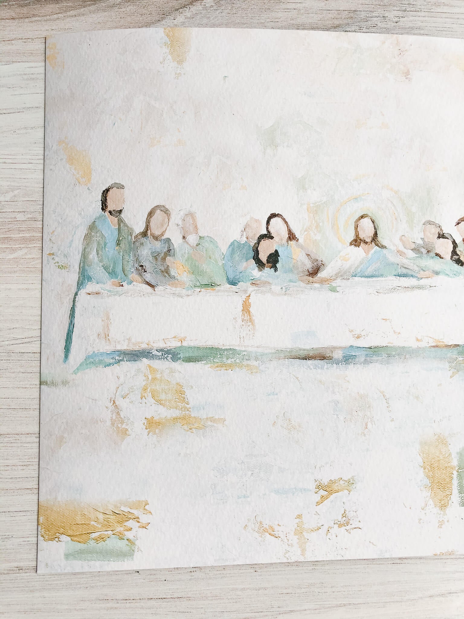 The Last Supper Wall Art Print - High Quality Jesus Christ Religious Painting for Home Decor, Church, and Office - Perfect for Living Room, Bedroom, and Gifts