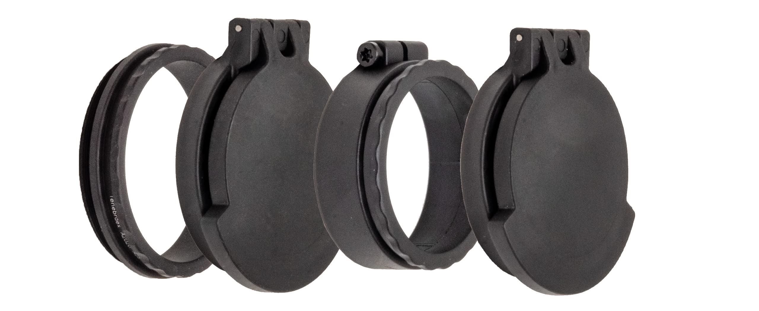 Tenebraex Ocular & Objective Scope Cover Kit for Nightforce - Premium Rifle Scope Protection for Hunting & Shooting - Ideal for Outdoor Adventures, Tactical Training, and Long-Range Precision Shooting