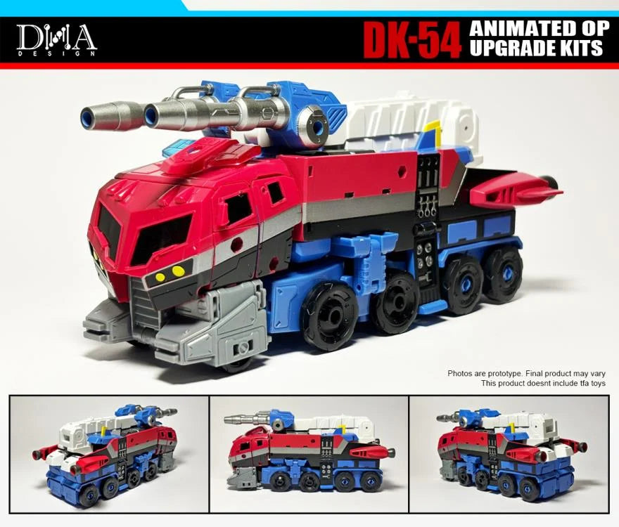 DNA Design DK 54 Upgrade Kit for Transformers Animated Optimus Prime - Enhance Your Collectible Figure with Premium Accessories for Display & Customization