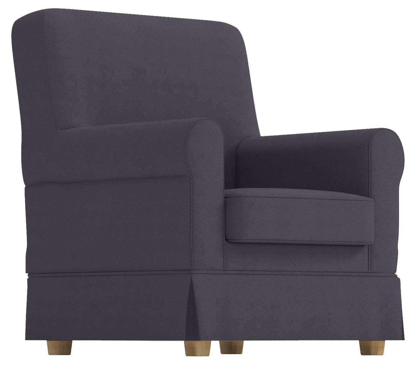 IKEA Jennylund Chair Slipcover Replacement - Dark Gray Sofa Armchair Cover | Compatible with Ektorp Jennylund | Perfect for Living Room, Bedroom & Home Decor