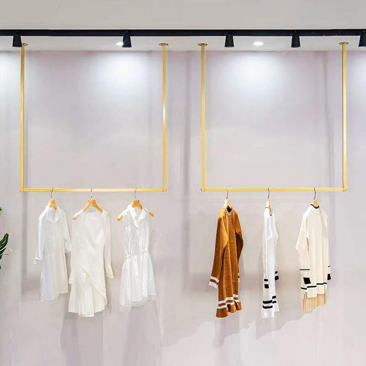 Metal Wall Mounted Clothing Rack - 39