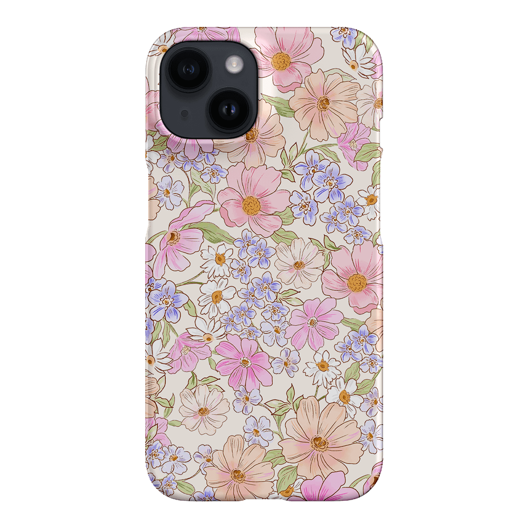 Lillia Flower Phone Case for iPhone 15 Pro Max - Cute Floral Design Protective Cover with Shockproof Bumper - Perfect for Women, Girls, Spring & Summer Fashion Accessories