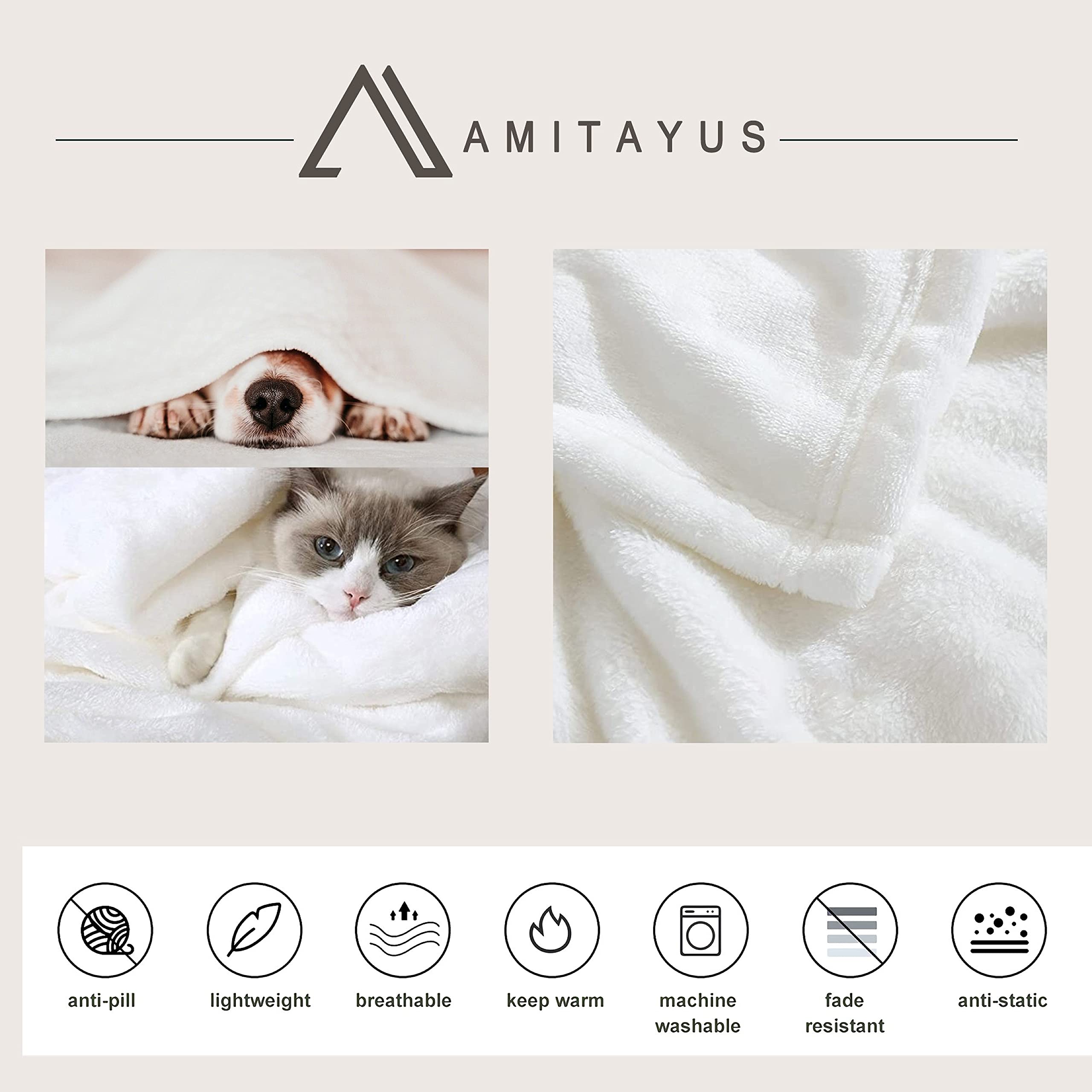 Ultra Soft Flannel Fleece Throw Blanket - 120