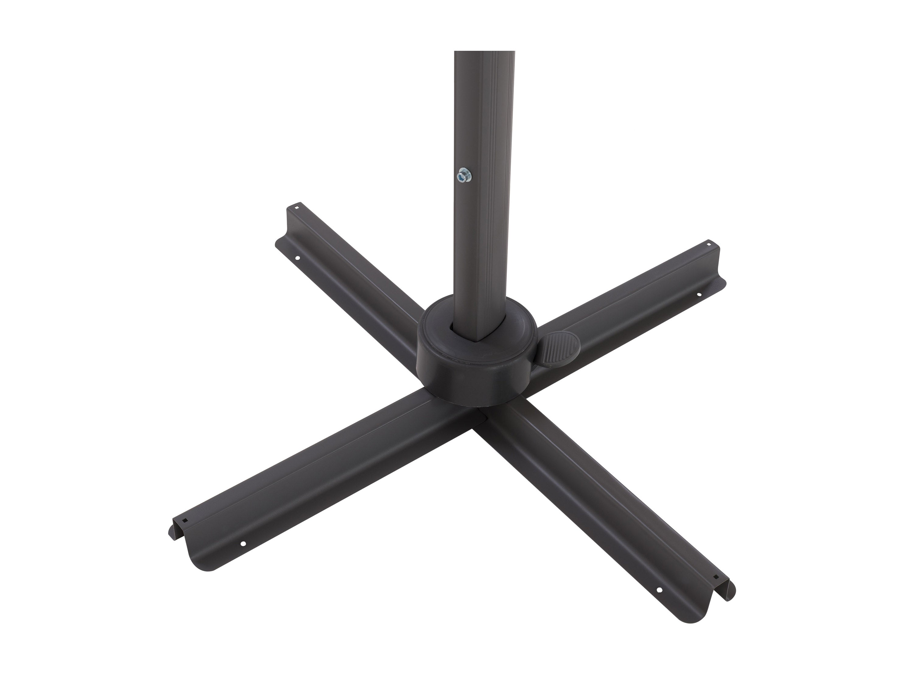 11.5ft Deluxe Offset Patio Umbrella in Black - Perfect for Poolside, Backyard, and Outdoor Dining Areas