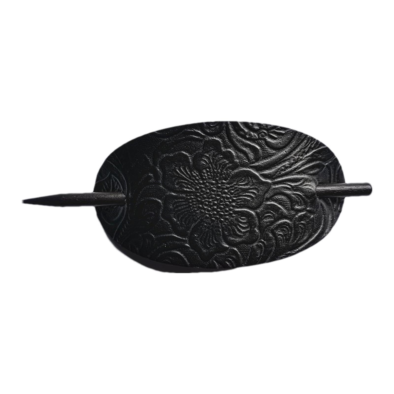 Handmade Faux Leather Hair Clip Barrette - Stylish Hair Tie & Slide Pins for Women & Girls | Perfect for Ponytails, Updos & Everyday Hair Accessories