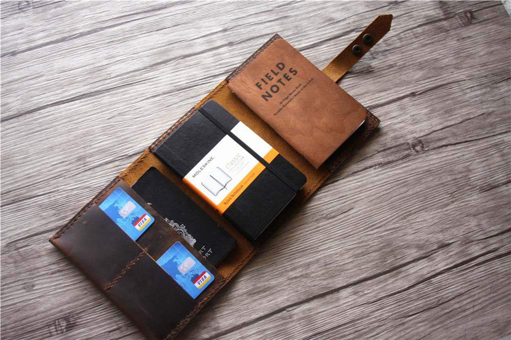Personalized Monogrammed Passport Cover - Genuine Leather Travel Wallet for Women & Men - Perfect for International Flights, Business Trips and Vacation Travel Accessories