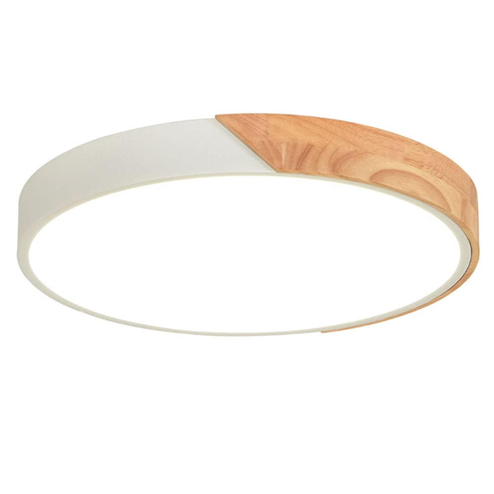 Tri-Color Dimmable LED Panel Ceiling Light - Flush Mount Close to Ceiling, Easy Install Nordic Macaron Style - Perfect for Kids' Room, Bedroom & Nursery Lighting