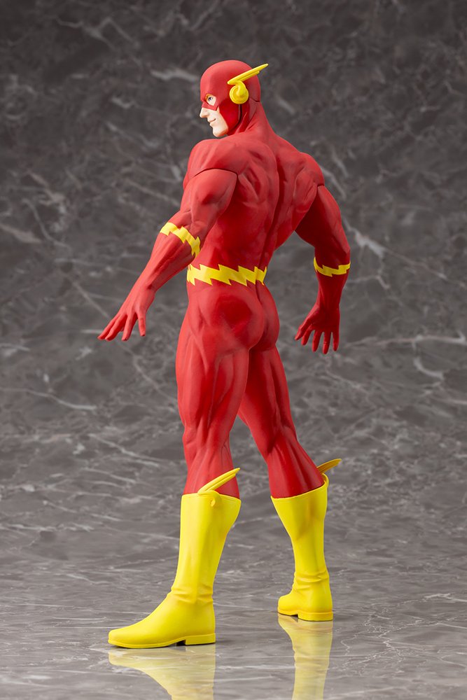 DC Comics ArtFX 1/6 Scale The Flash Statue by Kotobukiya - Premium Collectible Figure for Superhero Fans & Home Decor