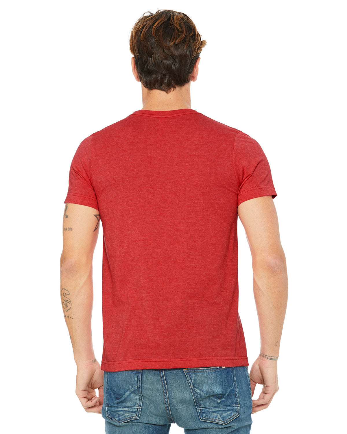 Bella + Canvas 3001CVC Unisex Heather CVC Crew Neck T-Shirt - Soft Cotton Blend for Casual Wear, Workouts & Everyday Comfort