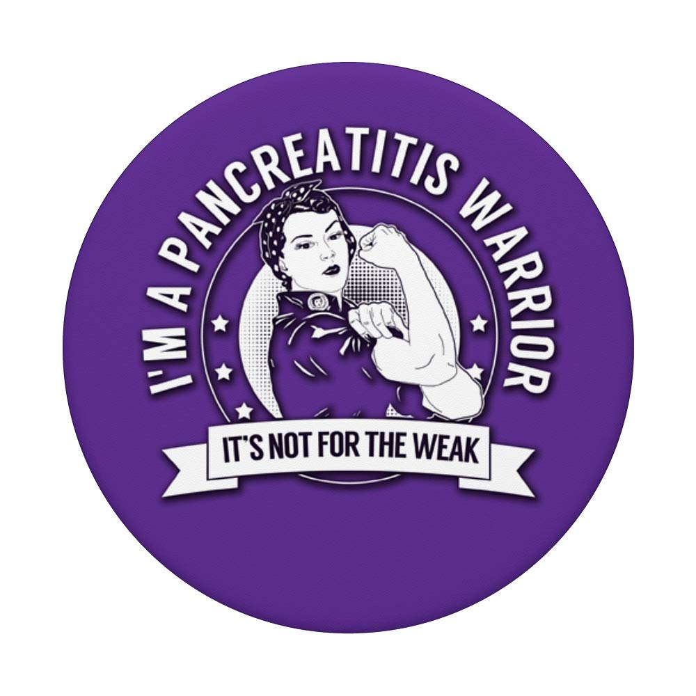 Pancreatitis Warrior PopSockets - Phone Grip & Stand for iPhone, Samsung, Tablets | Support Awareness & Show Solidarity | Perfect for Daily Use, Travel, and Work