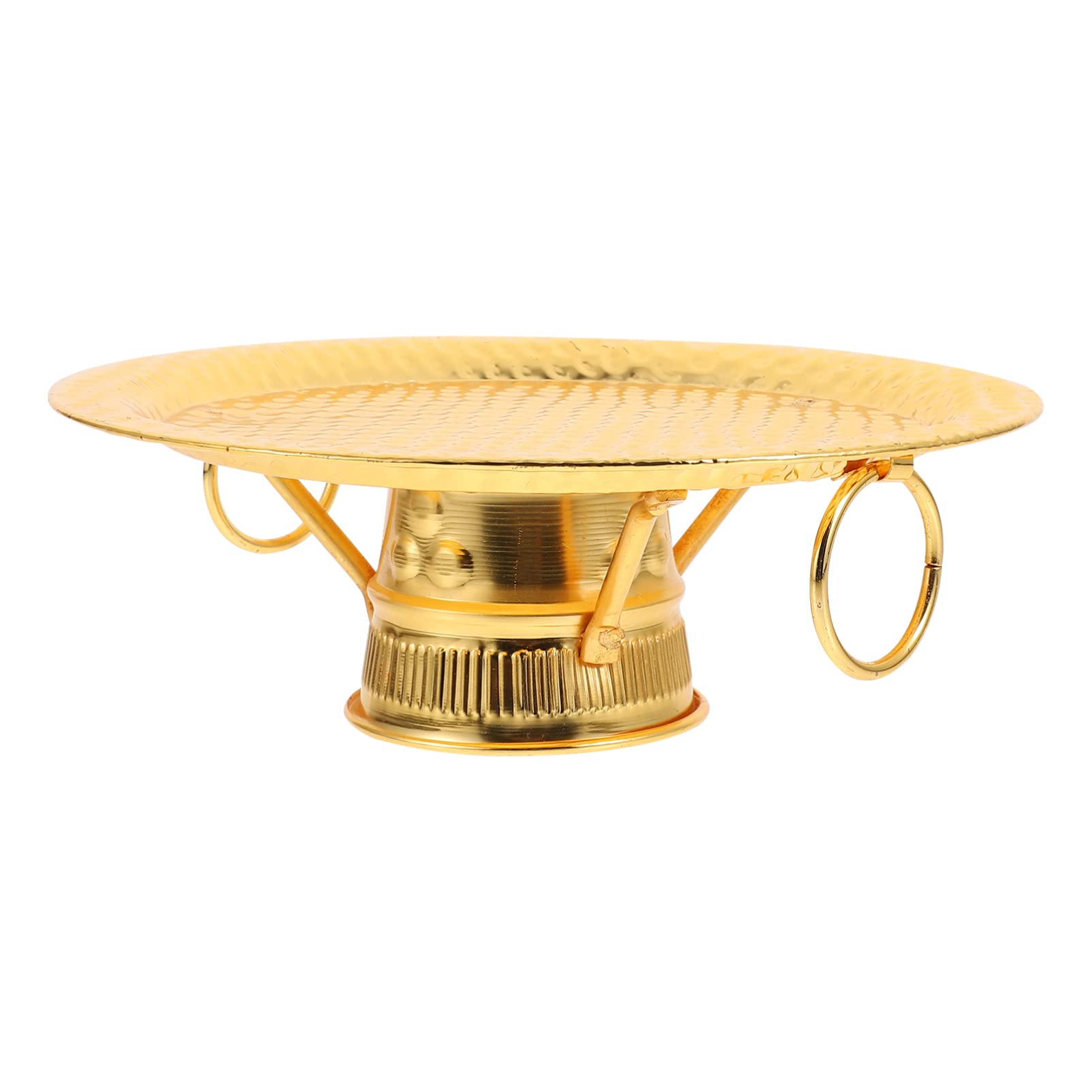 HEMOTON 3-Tier Metal Cake Stand - Elegant European Style Round Display for Desserts, Fruits, Snacks - Golden Wedding & Christmas Party Serving Tray - Perfect for Birthday Celebrations, Afternoon Tea, and Buffet Table Decor