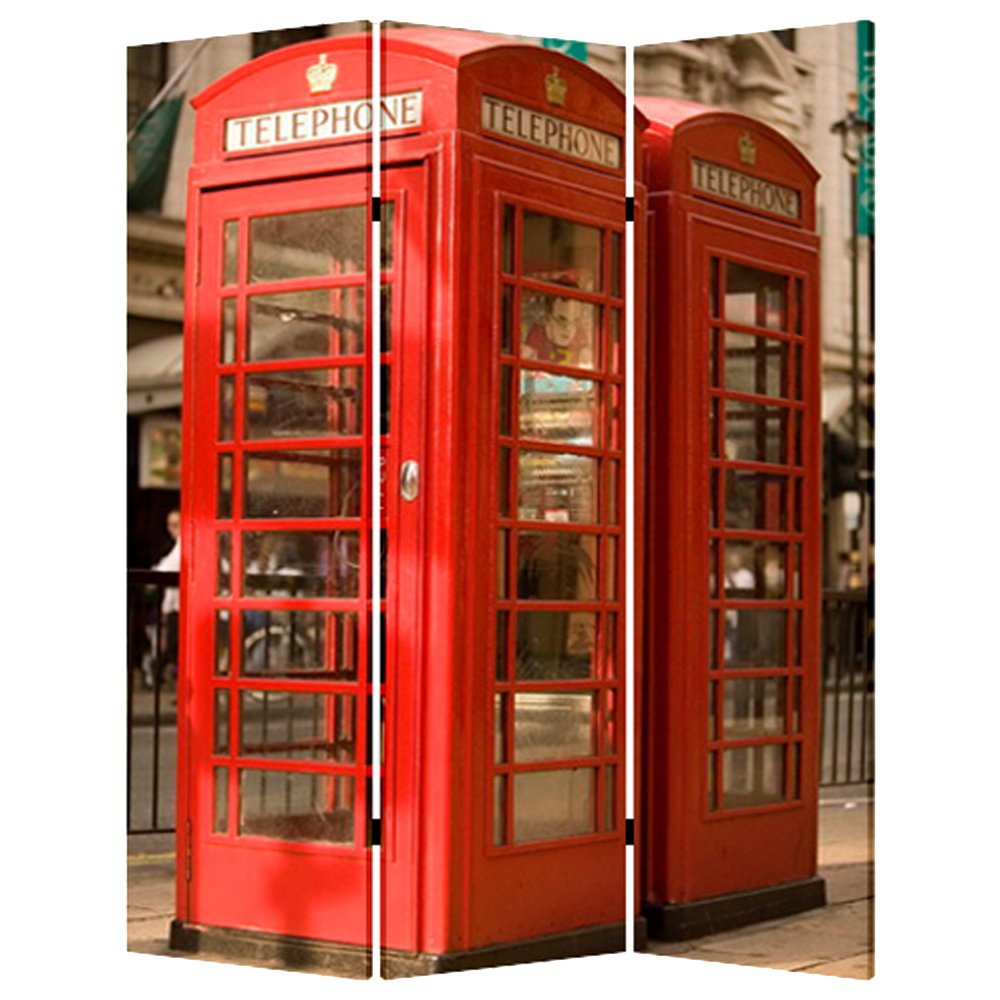 Stylish London-Inspired Room Divider Screen - Foldable Privacy Partition for Home & Office Decor | Perfect for Living Rooms, Bedrooms & Workspaces