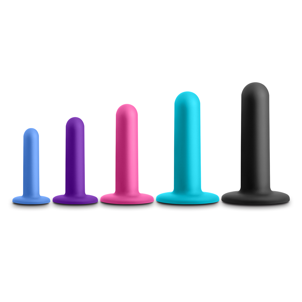 Firm Silicone Suction Cup Dilator Kit - Medical Grade Kegel Exercise Trainer for Women's Pelvic Floor Therapy & Postpartum Recovery - Perfect for Home Use and Physical Therapy