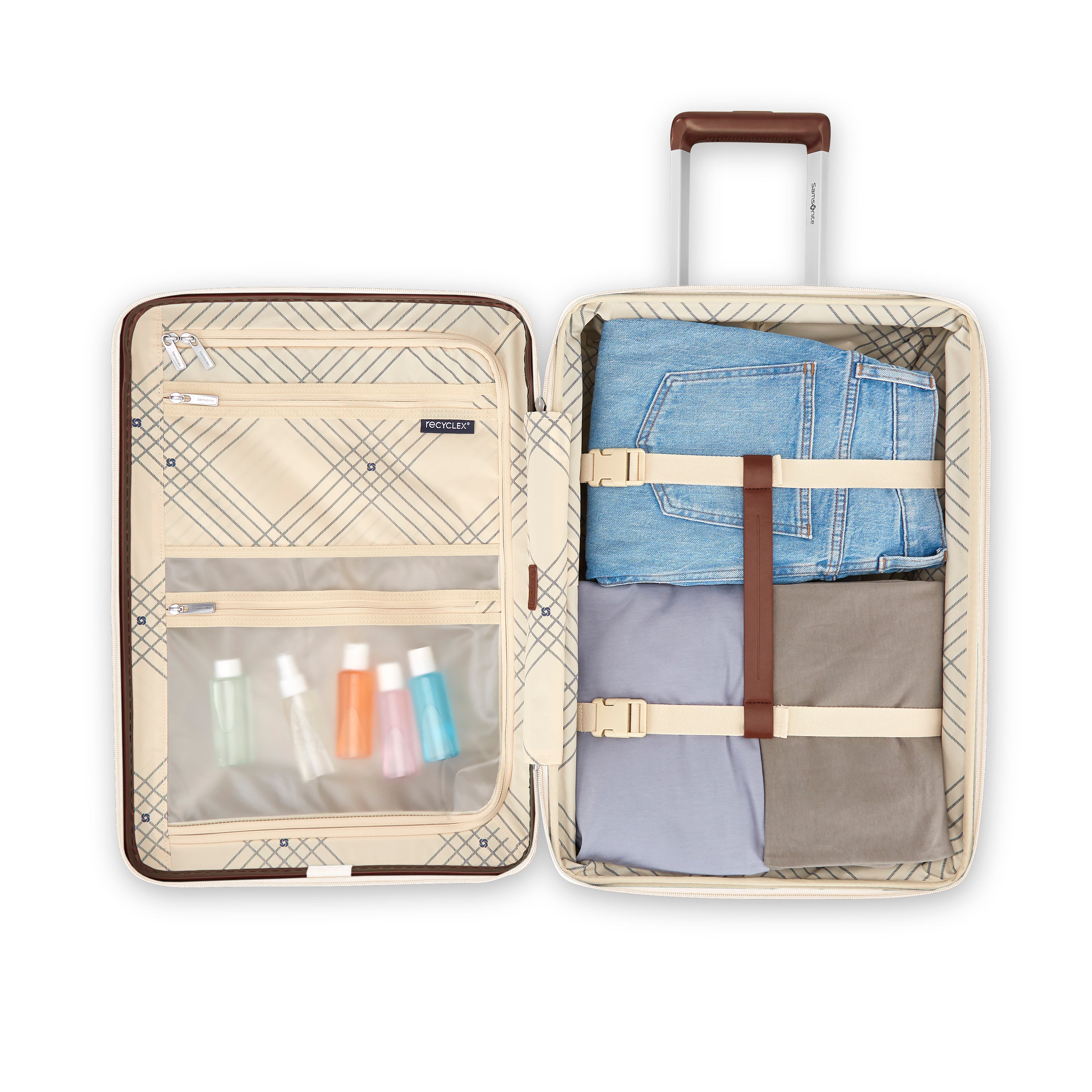 Samsonite Virtuosa Spinner Carry On Luggage - Lightweight Expandable Suitcase for Travel, Business Trips & Weekend Getaways | TSA Lock & 360° Wheels