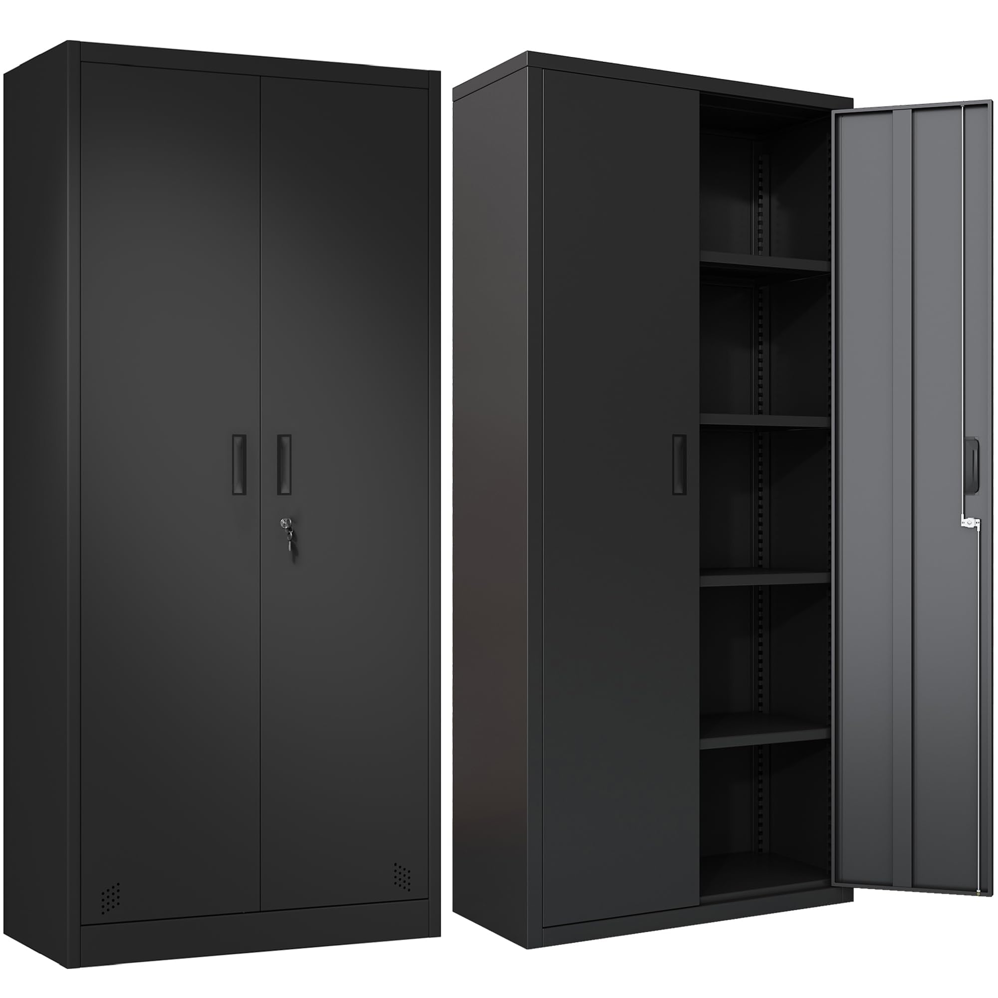 Heavy Duty Metal Garage Storage Cabinet - 71