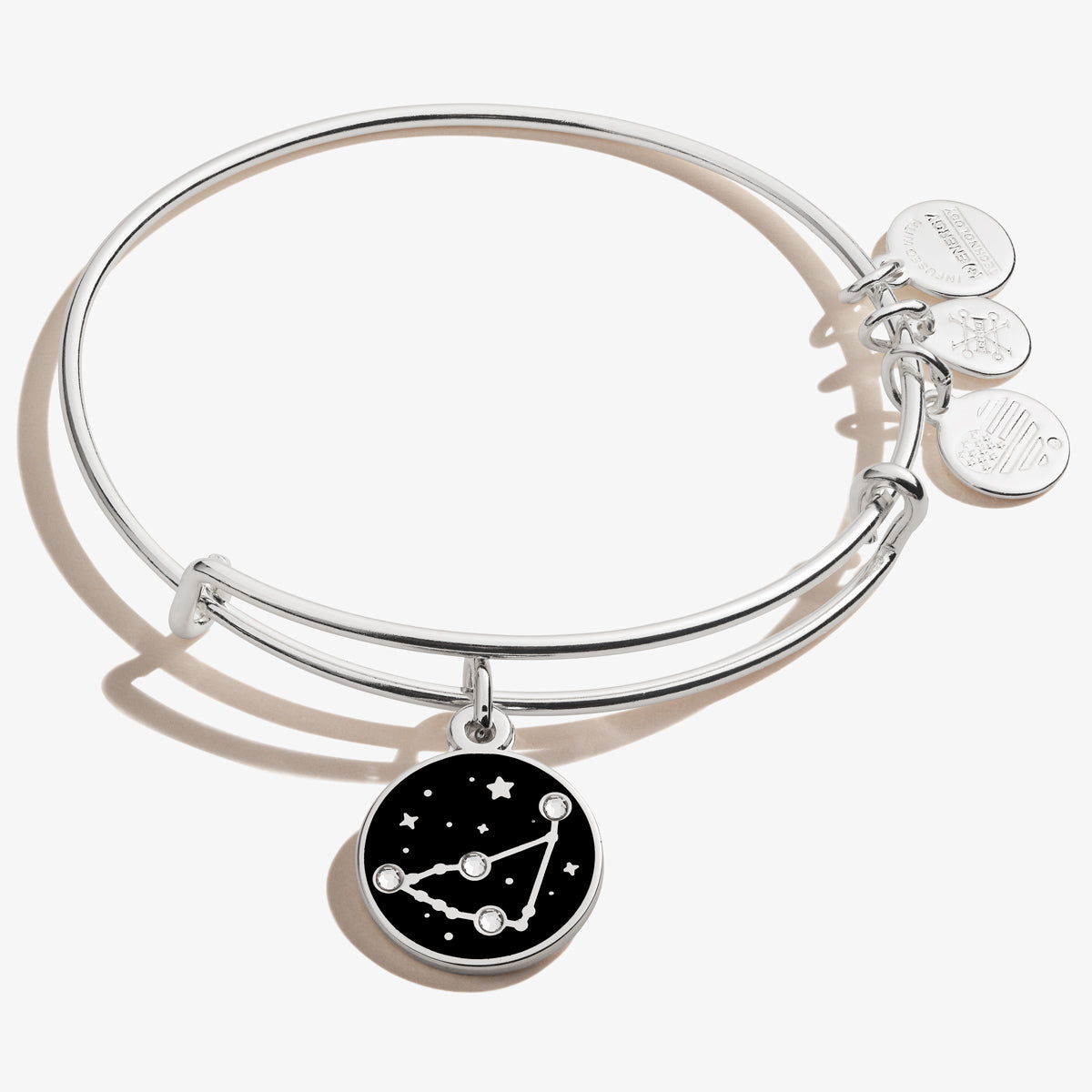 Capricorn Zodiac Charm Bracelet - Sterling Silver Zodiac Sign Bangle for Women - Perfect for Birthday Gifts & Astrology Jewelry Collection