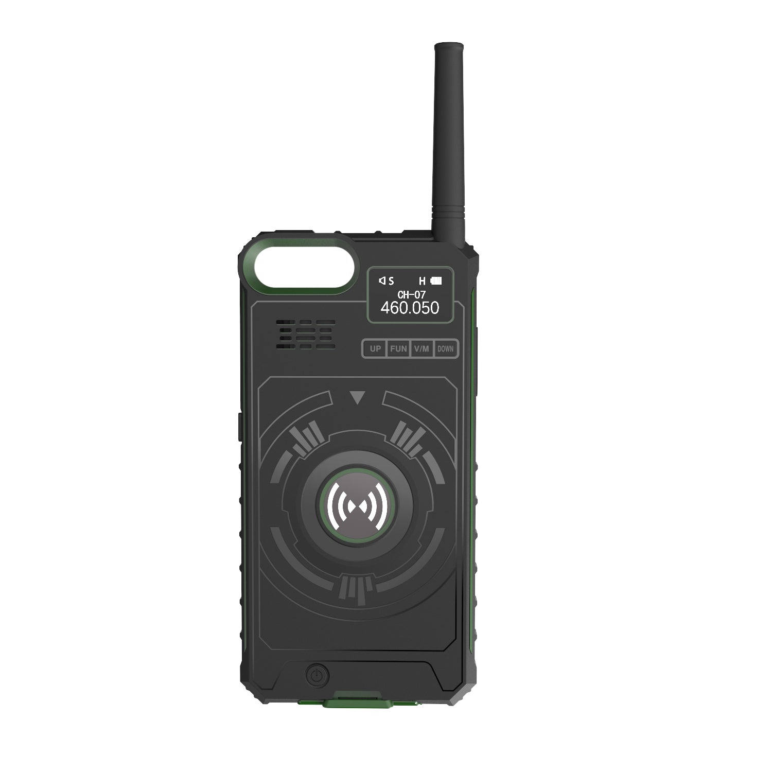 iRaddy GM Series 3-in-1 UHF Radio with Extended Battery - Compatible iPhone X/Xs Protective Case | Outdoor Adventure, Emergency Communication & Tactical Use