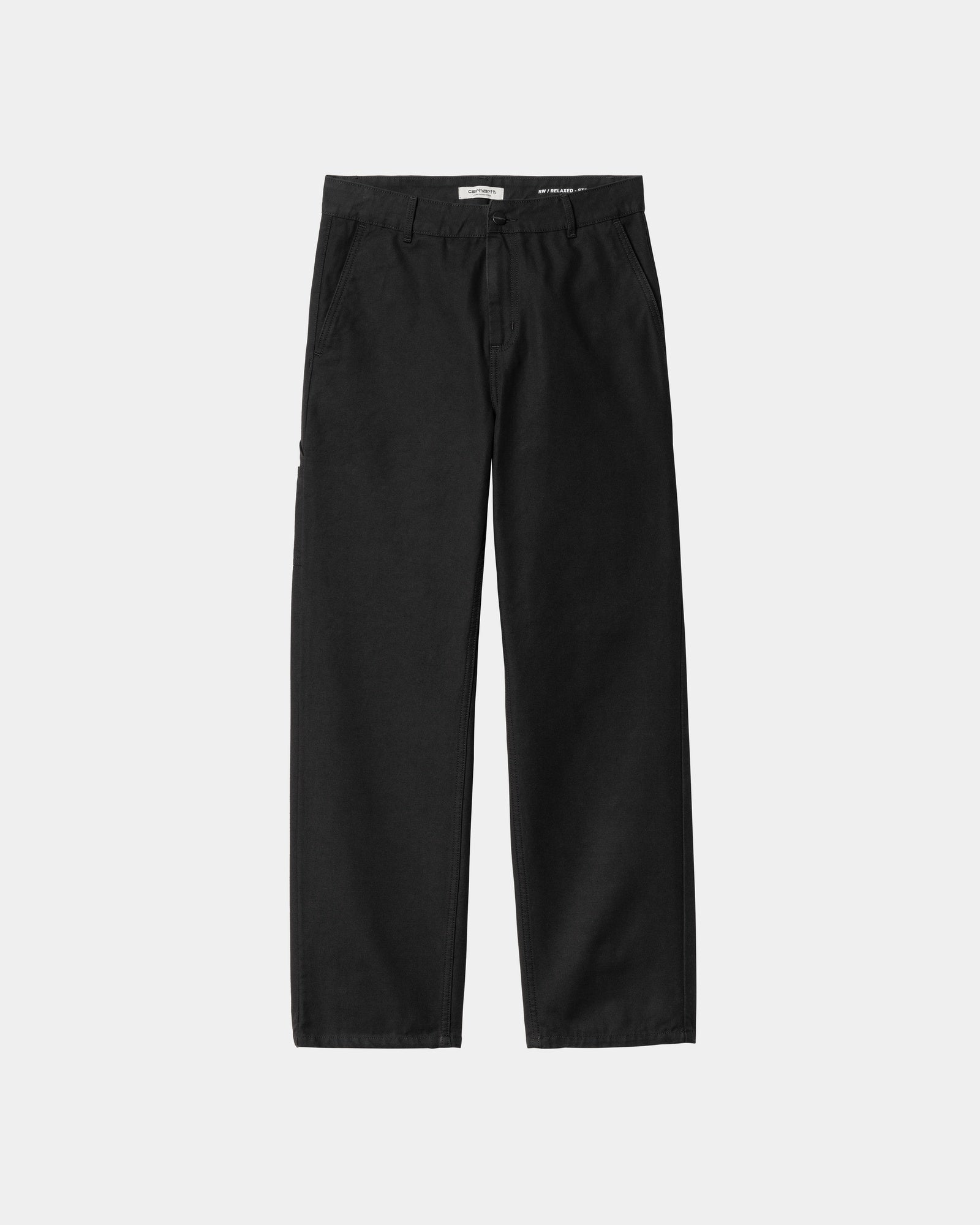 Pierce Pant Straight Canvas Pants for Men | Black Casual Trousers | Durable & Comfortable for Work, Travel & Everyday Wear