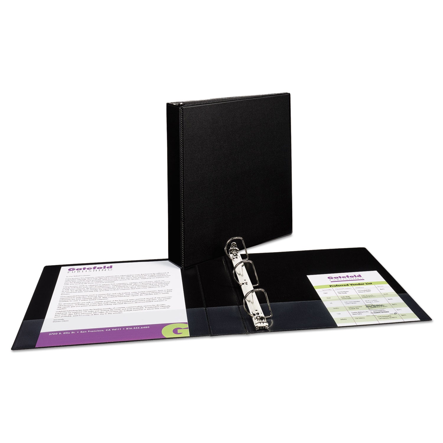 Avery® Durable 3-Ring Binder with DuraHinge™ Technology - 1.5