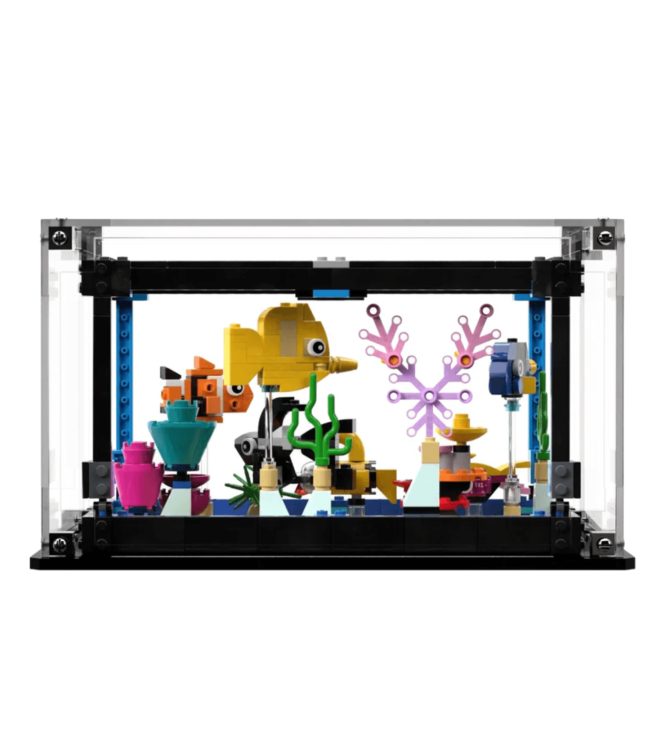 Lego Creator Fish Tank 31122 Display Case - Clear Acrylic Protection for Lego Sets - Perfect for Showcasing Collections in Home, Office, or Gift Giving