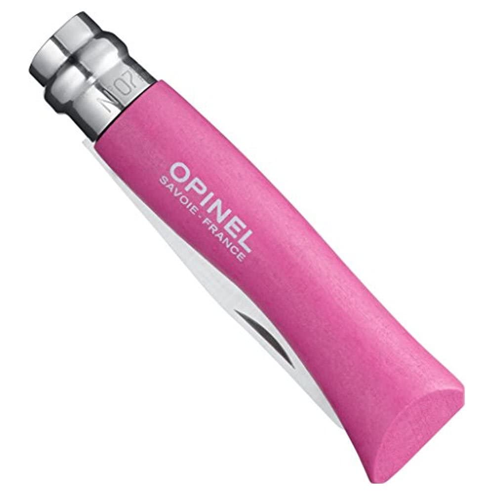 Opinel No.08 Stainless Steel Folding Pocket Knife with Rosewood Handle - Perfect for Camping, Hiking & Everyday Carry (EDC)