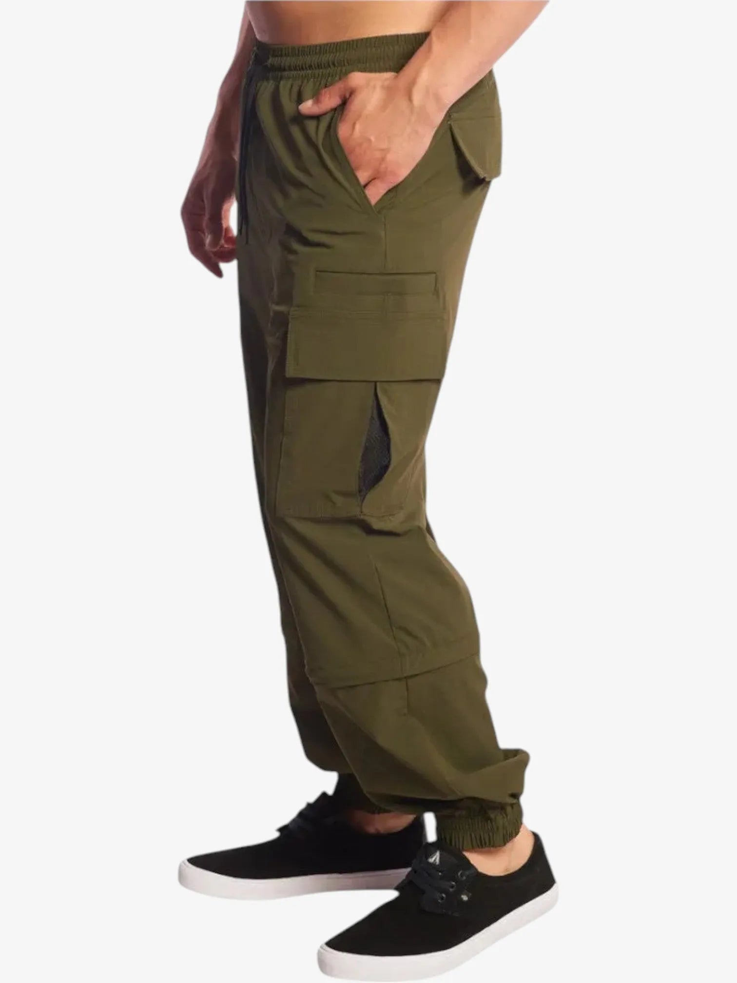 Volcom Ripstop Cargo Pants for Men - Durable Fisher Green Tactical Pants for Outdoor, Hiking, and Casual Wear