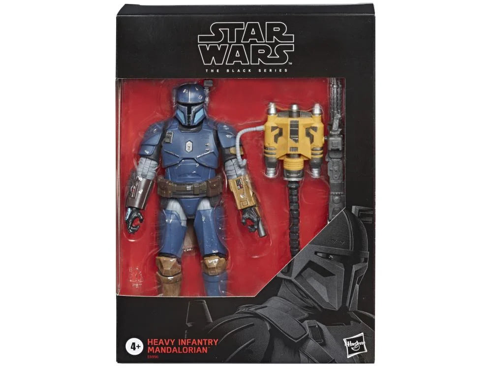 Star Wars The Black Series Heavy Infantry Mandalorian Action Figure - Premium Collectible Toy from The Mandalorian TV Show | Perfect for Display, Cosplay, and Star Wars Fans Collection