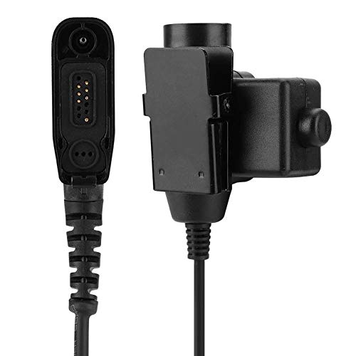 Tactical Headset with PTT Radio Adapter - Metal Clip, Clear Voice, Compatible with XiR Series 2-Way Radios - Perfect for Military, Security & Outdoor Communication