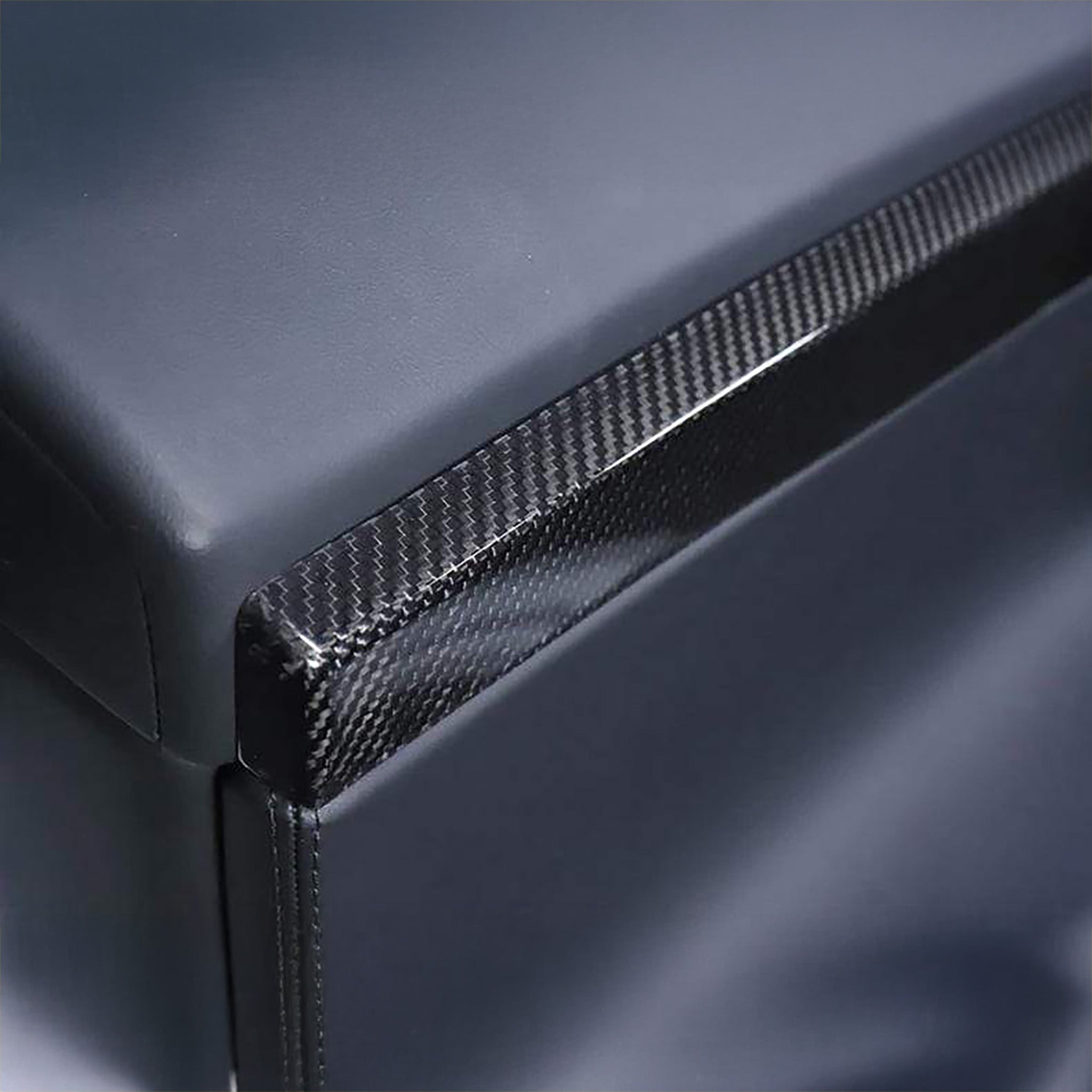 Premium Real Carbon Fiber Door Trims for Tesla Model X (2015-2021 Pre-Refresh) - Lightweight & Durable Interior Upgrade for Luxury Car Accessories & Customization