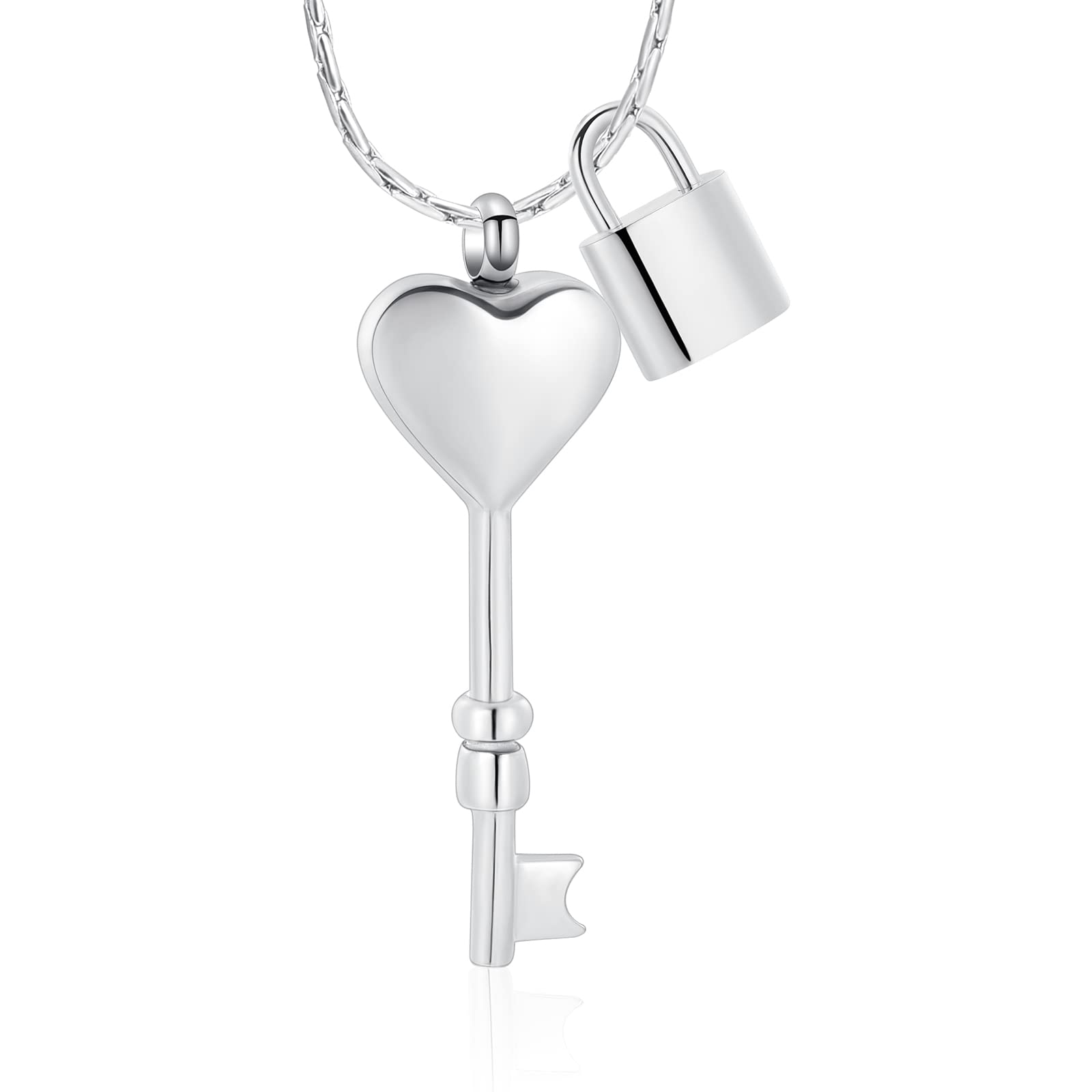 Cremation Jewelry Heart Pendant for Ashes - Memorial Keepsake for Loved Ones & Pets