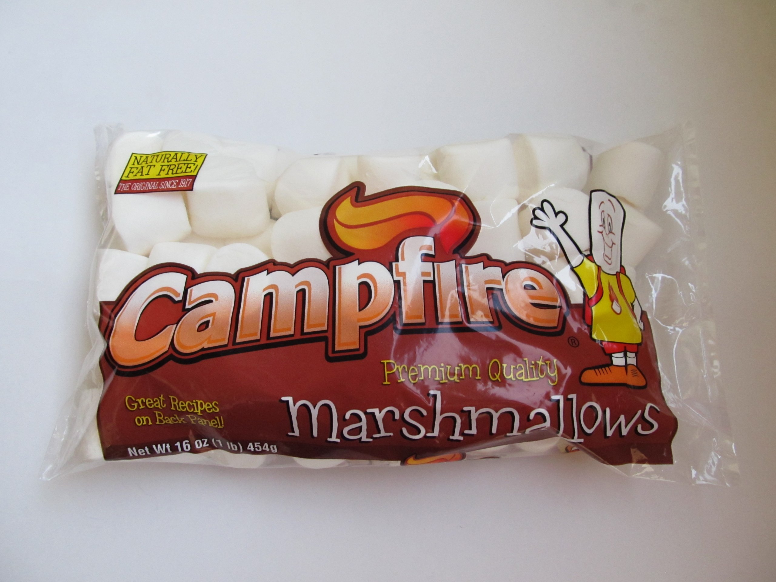 Premium Campfire Marshmallows 16oz (2-Pack) – Large Roasting Marshmallows for S’mores, Hot Cocoa & Camping – Perfect for Bonfires, BBQs & Family Gatherings