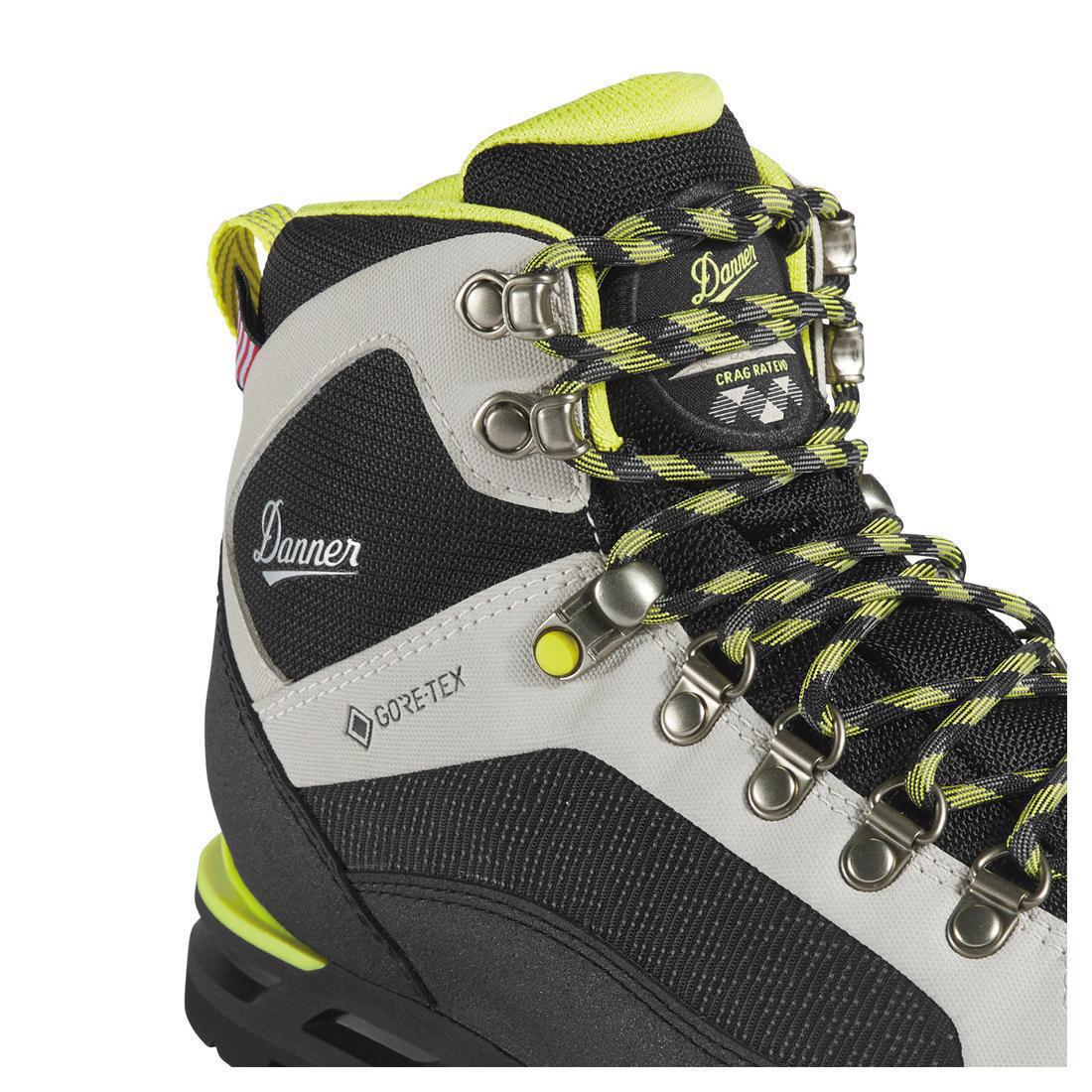 Crag Rat EVO Women's 4.5 Hiking Boots - Waterproof, Lightweight & Durable for Outdoor Adventures (Ice/Yellow) - Perfect for Trail Running, Camping & Winter Hiking