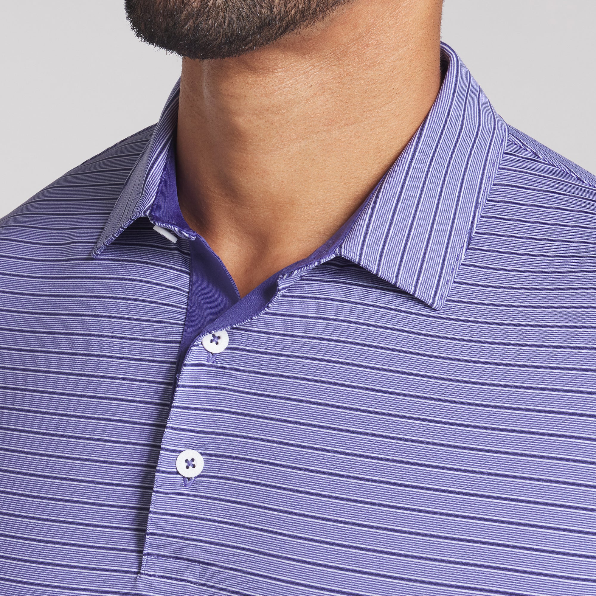 MATTR Bay Men's Golf Polo Shirt - Breathable, Moisture-Wicking Performance Shirt for Golf, Tennis & Casual Wear