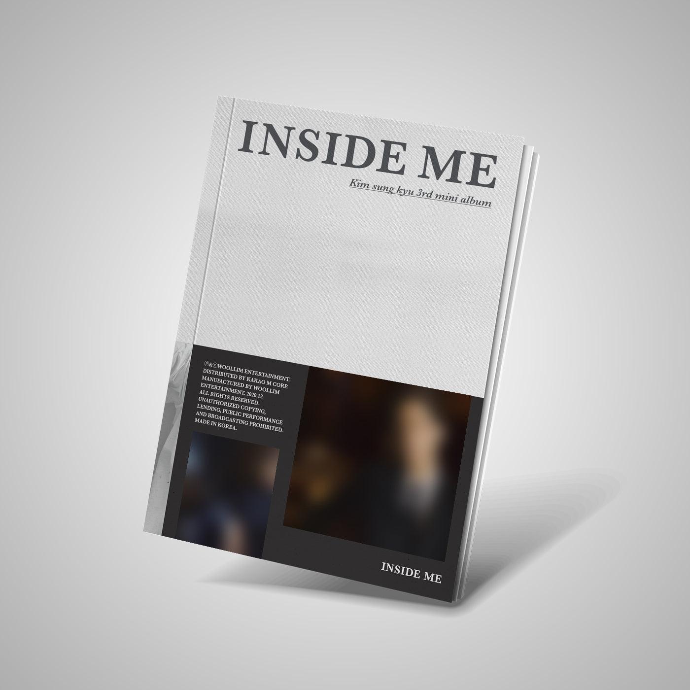 KIM SUNG KYU (INFINITE) 3RD MINI ALBUM 'INSIDE ME' - Kpop Album | Korean Pop Music CD | Exclusive Photobook | Perfect for Kpop Collectors & Infinite Fans | Great Gift for Music Lovers