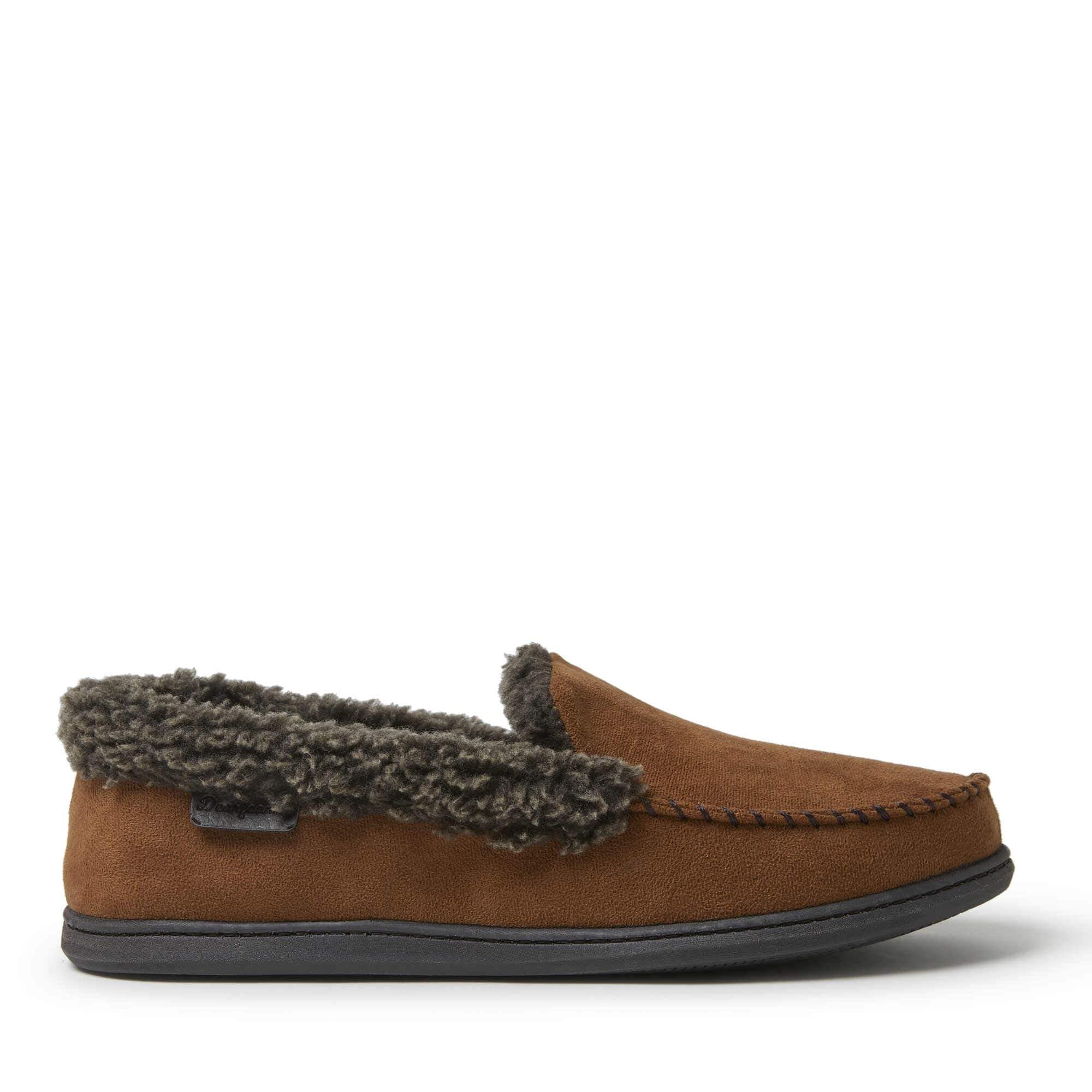 Eli Microsuede Moccasin Slippers for Women - Soft Indoor/Outdoor House Shoes with Memory Foam - Comfortable for Home, Office & Travel