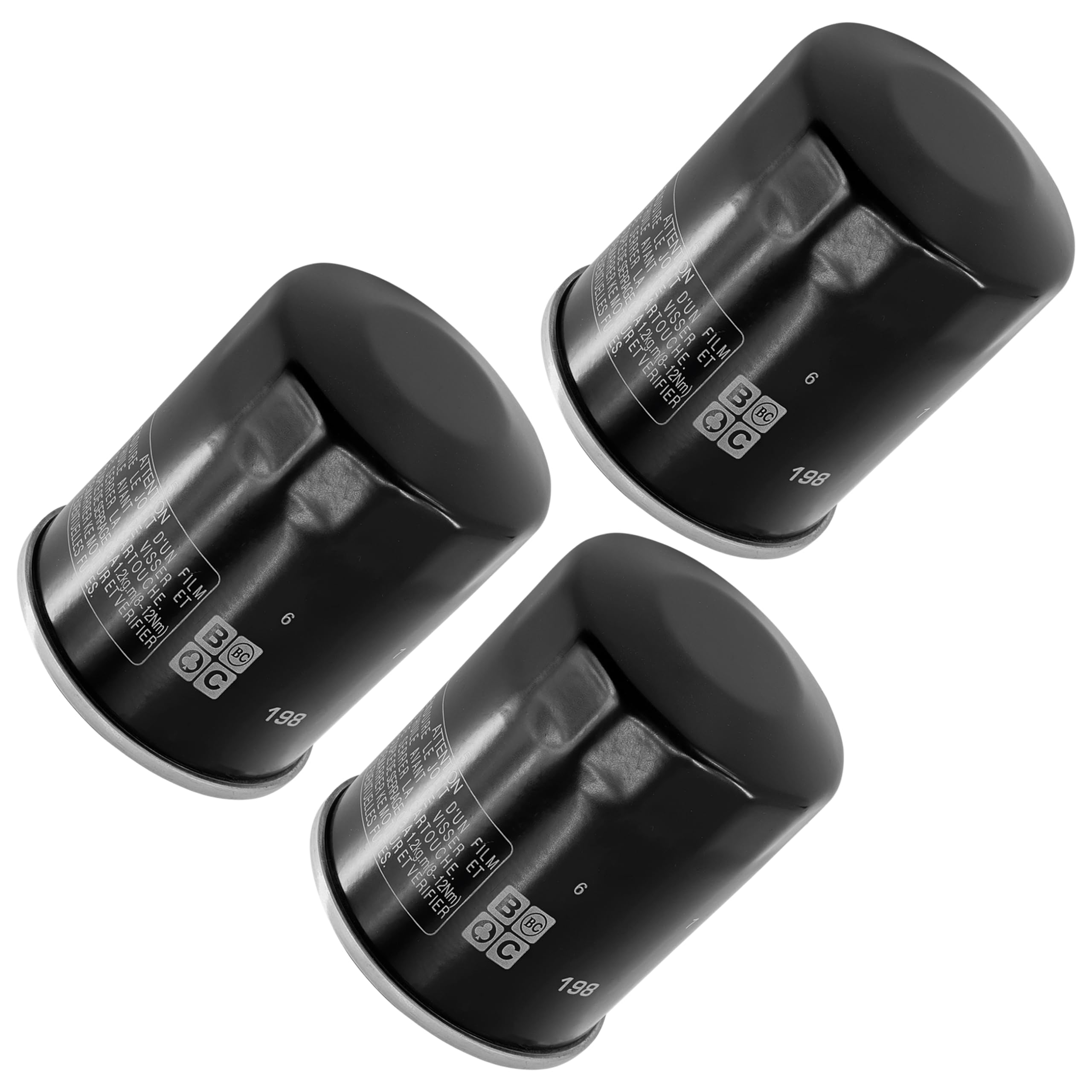 Caltric 3 Pack Oil Filter Compatible with Polaris Ranger RZR 4 800 Edition 760 (2010-2012) - High Performance Replacement Oil Filters for Off-Road ATV & UTV Maintenance