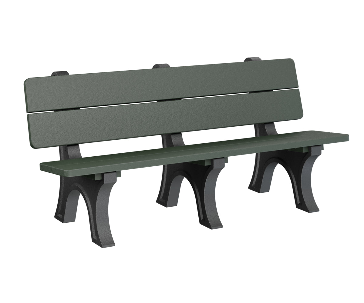 Berlin Gardens Park Bench - Durable Outdoor Wooden Bench for Garden, Patio & Backyard - Perfect for Relaxing, Picnics & Outdoor Gatherings