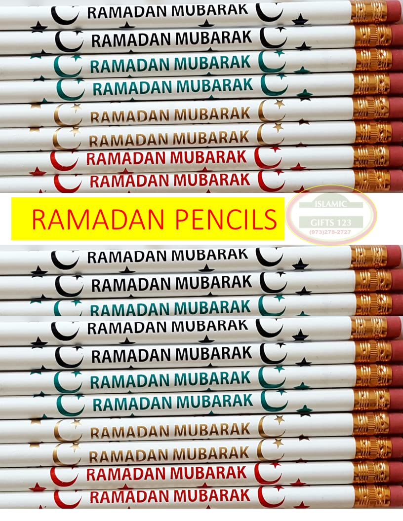 Ramadan Pencils 24 Pack - Eid Gifts for Kids & Party Favors