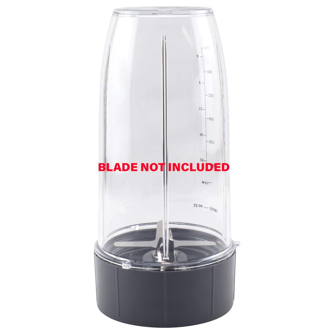 2 Pack 32 oz Tall Colossal Cup Replacement Parts for Nutri Bullet 600W & 900W Blenders - Compatible with NB-101B, NB-101S, NB-201 - Perfect for Smoothies, Shakes & Meal Prep