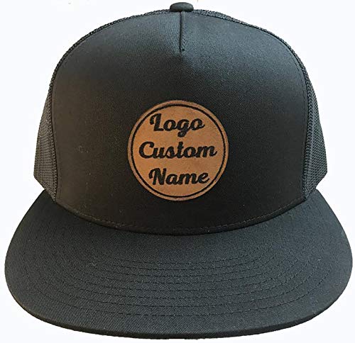 Custom Leather Patch Trucker Hats for Men & Women - Outdoor & Casual Wear