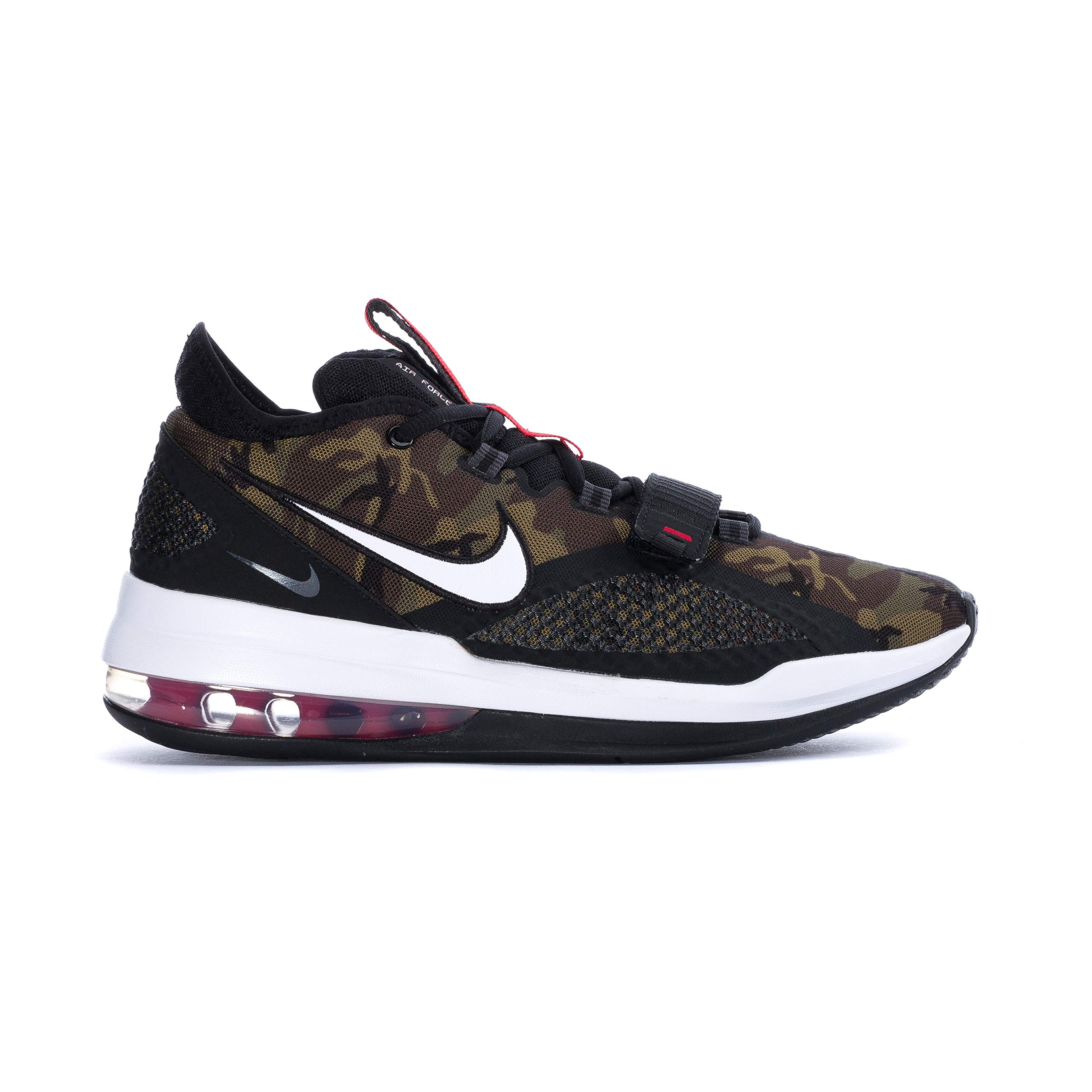 Nike Air Force Max Low Men's Basketball Shoes - Bv0651-004 Black/White Size 10 | Comfortable Sneakers for Running, Training & Casual Wear