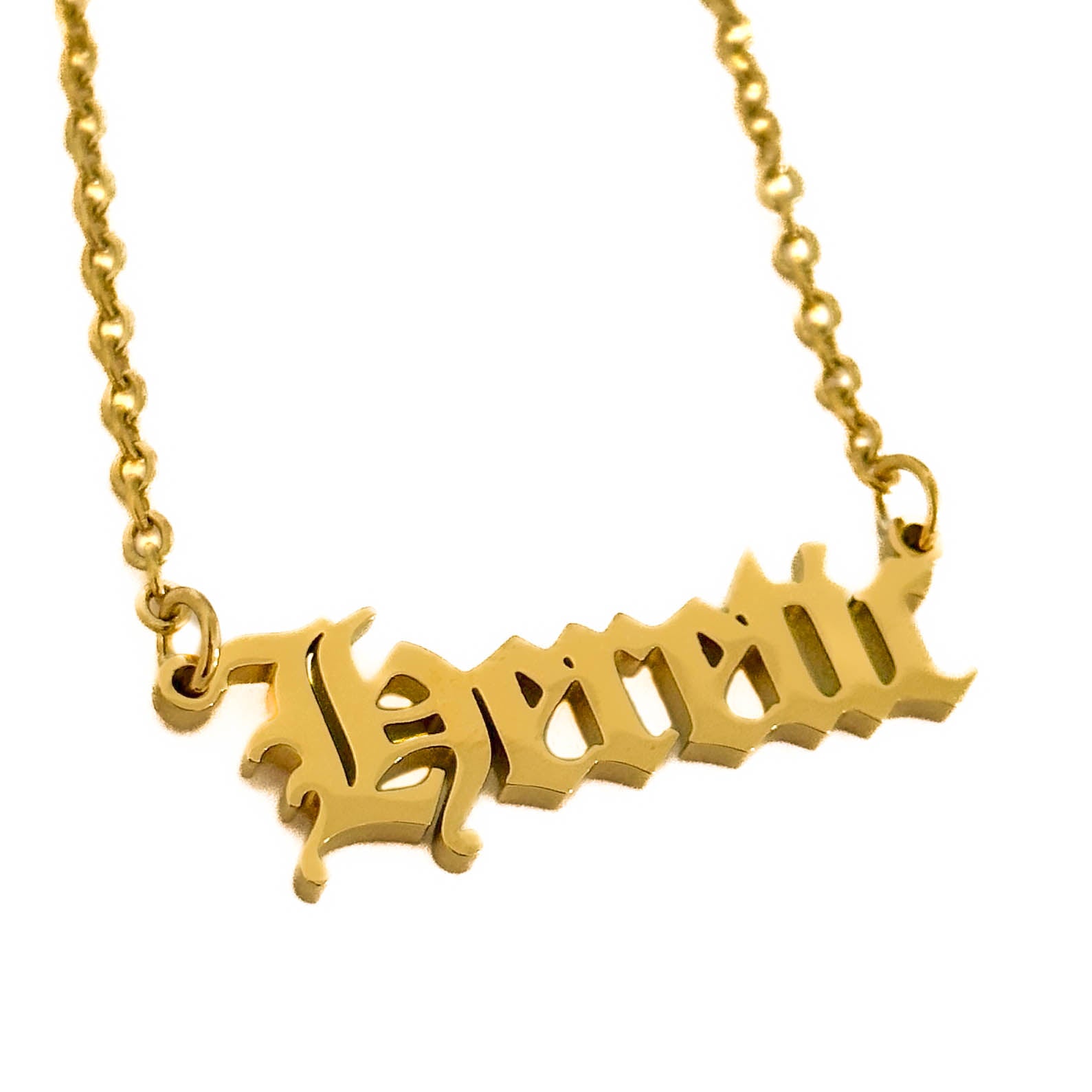 Personalized Name Necklace in Old English Style - Custom Jewelry Gift for Women, Perfect for Birthdays, Anniversaries & Special Occasions
