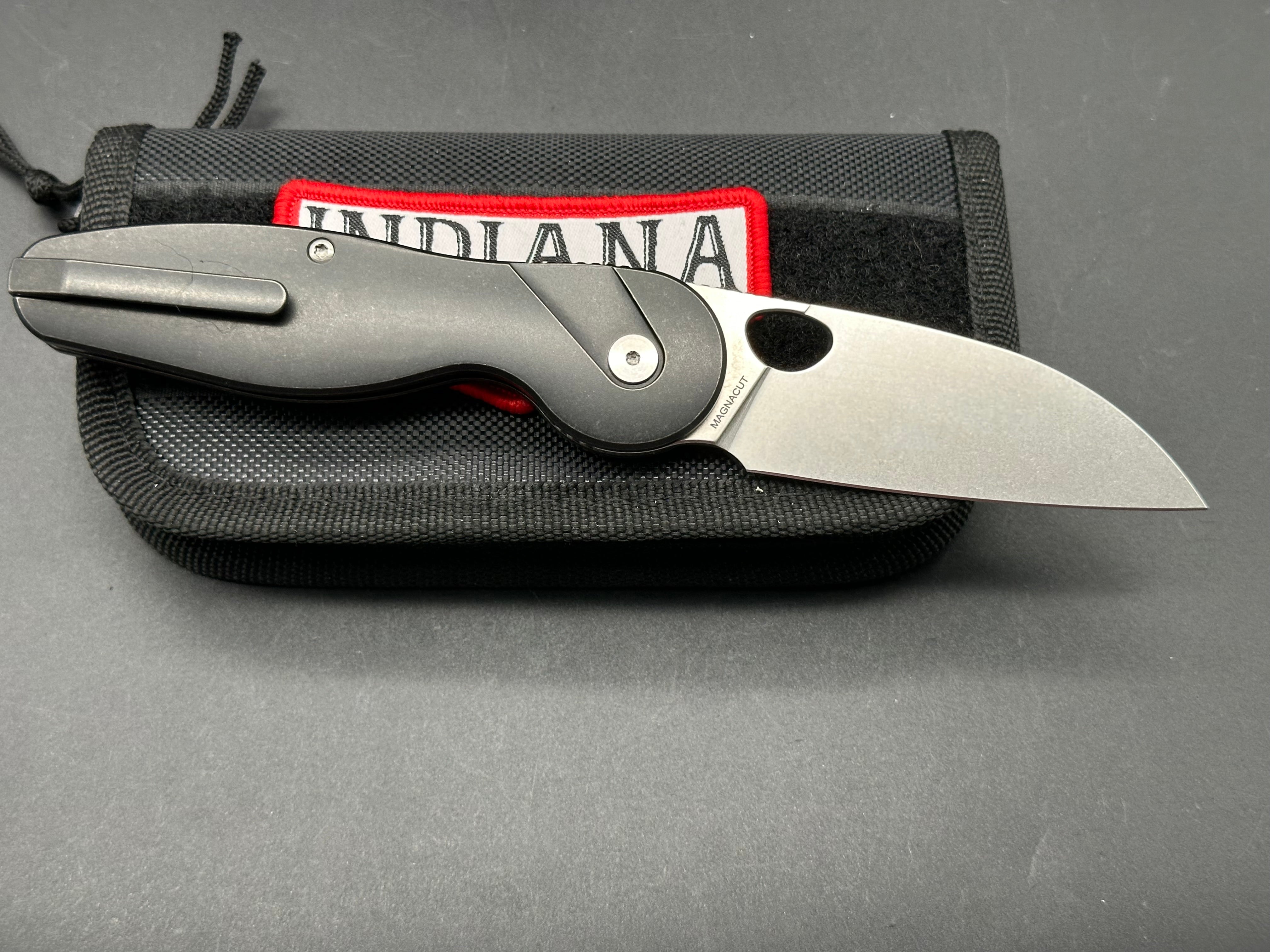 Premium Indiana Knives EDZ Folding Pocket Knife with MagnaCut Blade - Ideal for Camping, Hiking & Outdoor Adventures