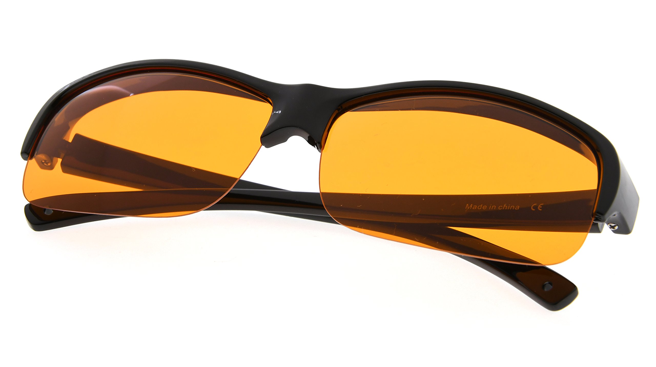 Reducblu Blue Light Blocking Glasses for Women & Men - Anti Eyestrain Computer Glasses, Fit Over Prescription Eyewear - Perfect for Office Work, Gaming & Screen Time